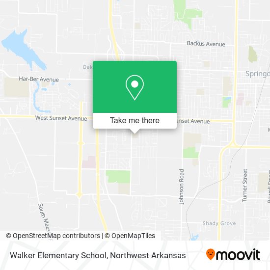 Walker Elementary School map