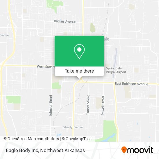 Eagle Body Inc map