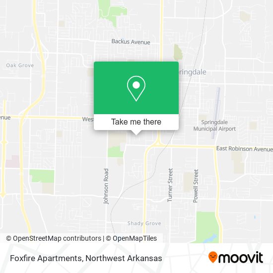 Foxfire Apartments map