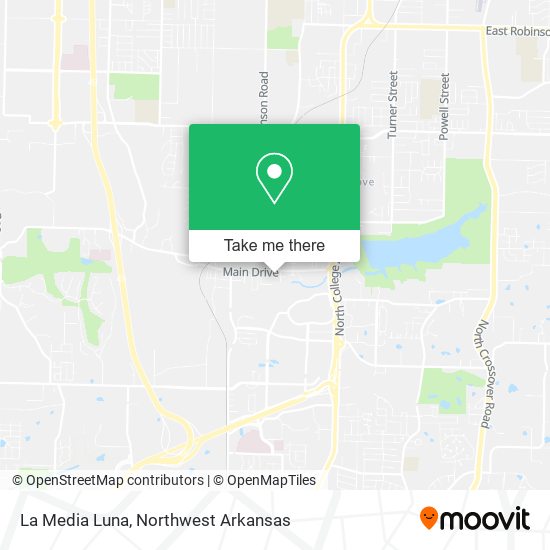 La Media Luna map