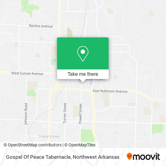 Gospel Of Peace Tabernacle map