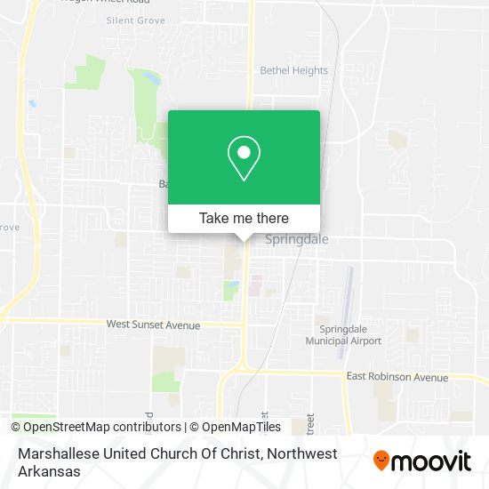 Marshallese United Church Of Christ map