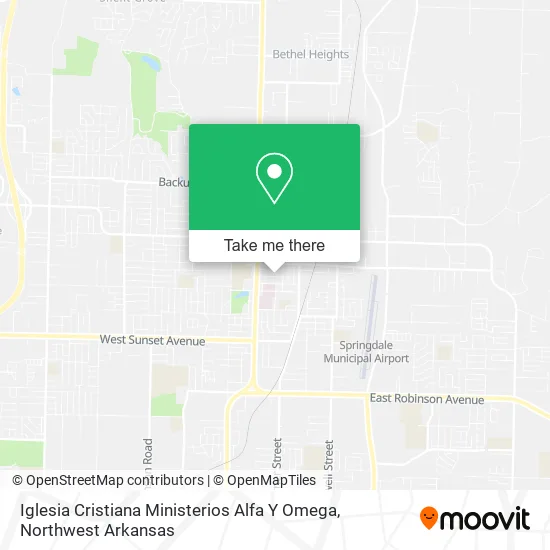 Iglesia Cristiana Ministerios Alfa Y Omega map