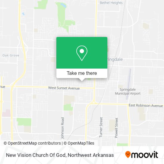 Mapa de New Vision Church Of God