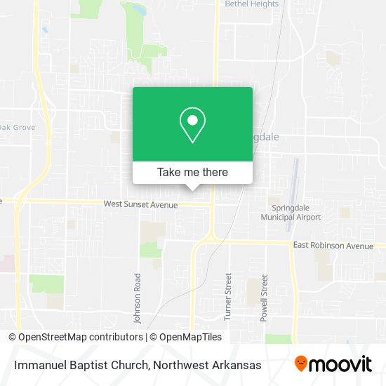 Immanuel Baptist Church map