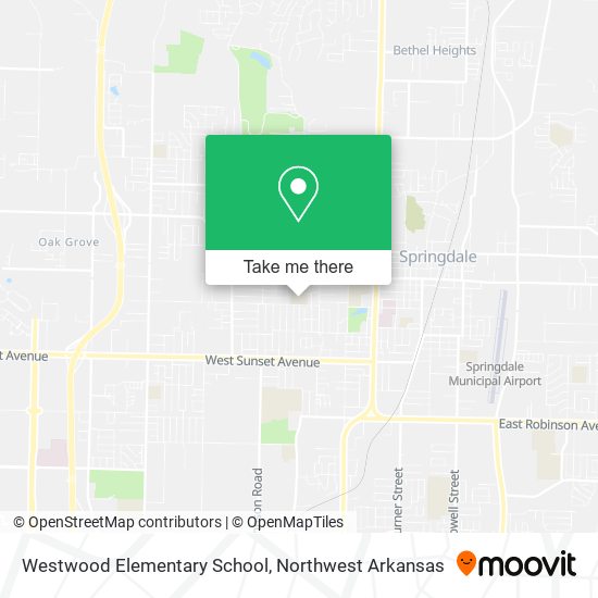 Westwood Elementary School map