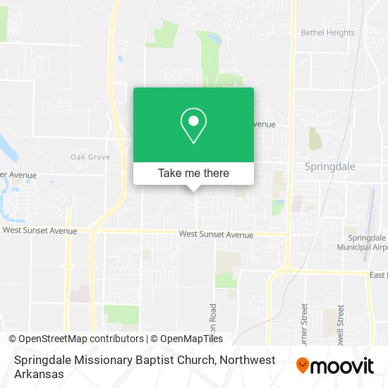 Springdale Missionary Baptist Church map