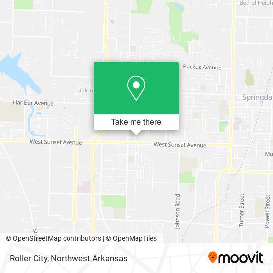 Roller City map