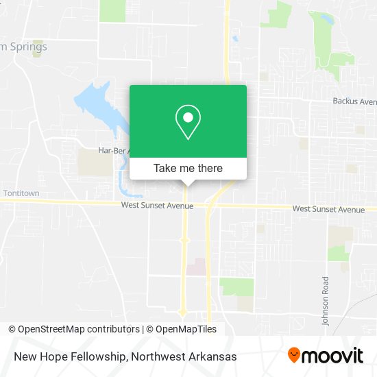 New Hope Fellowship map
