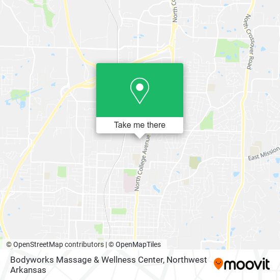 Mapa de Bodyworks Massage & Wellness Center