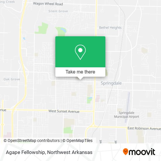 Agape Fellowship map