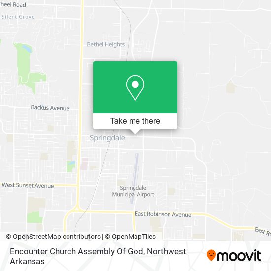 Encounter Church Assembly Of God map