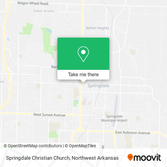 Mapa de Springdale Christian Church