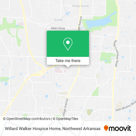 Willard Walker Hospice Home map