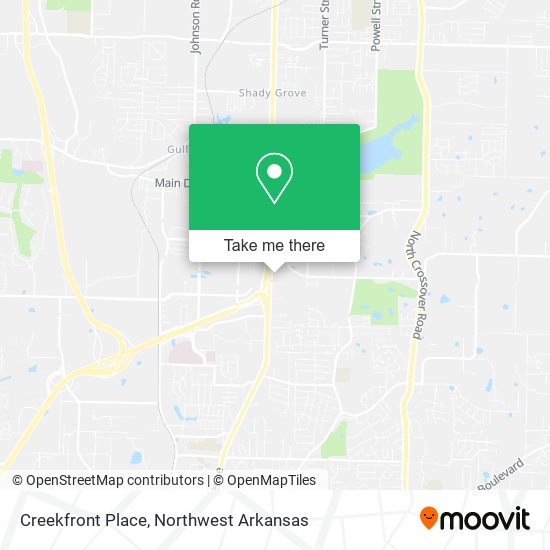 Creekfront Place map