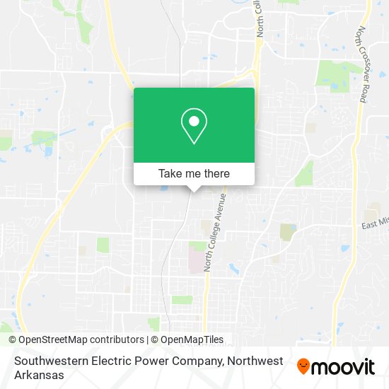 Southwestern Electric Power Company map