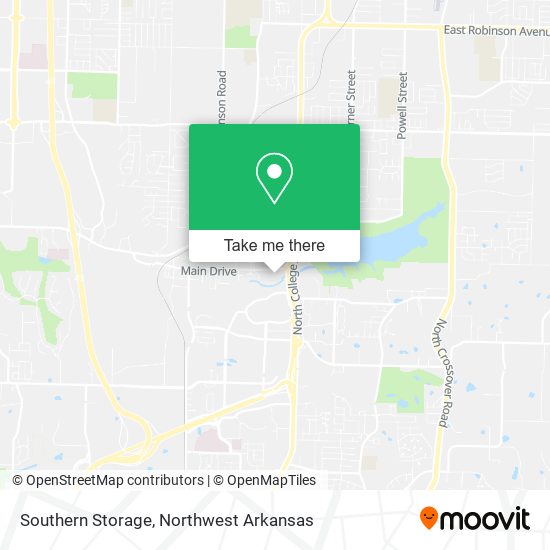 Southern Storage map