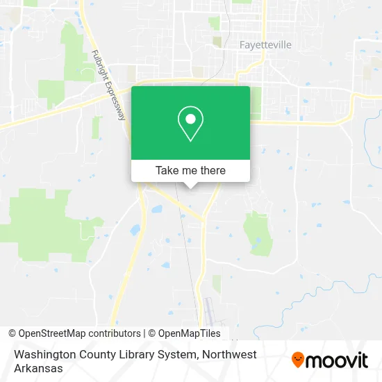 Washington County Library System map