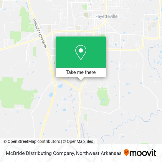 Mapa de McBride Distributing Company