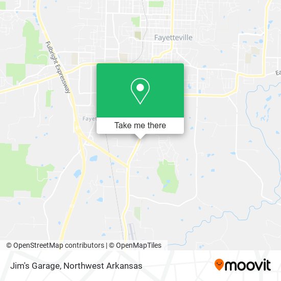 Jim's Garage map