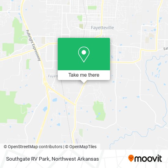 Mapa de Southgate RV Park