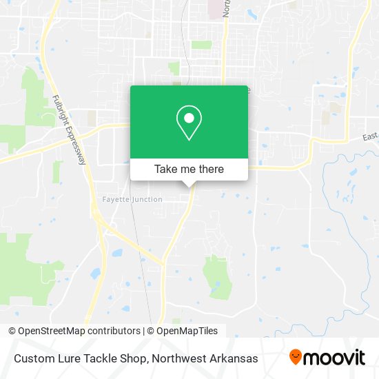 Mapa de Custom Lure Tackle Shop