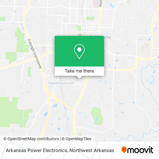 Mapa de Arkansas Power Electronics