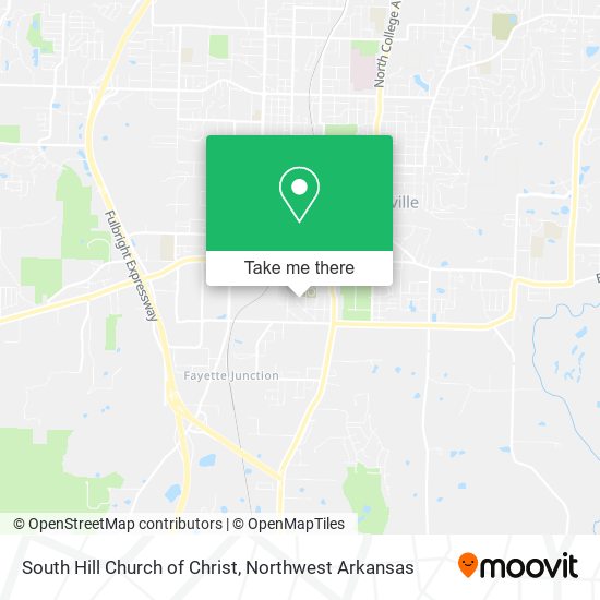 South Hill Church of Christ map