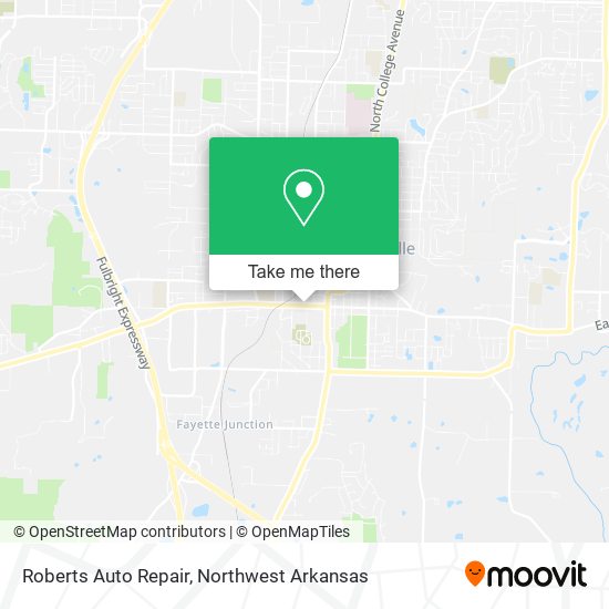 Mapa de Roberts Auto Repair