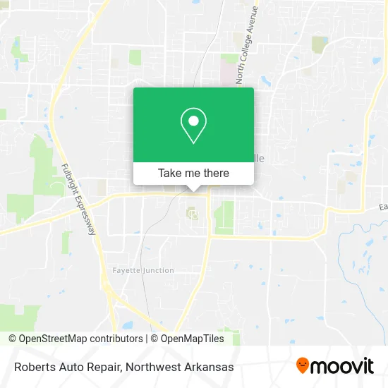 Roberts Auto Repair map