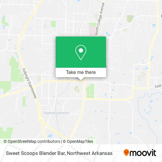 Sweet Scoops Blender Bar map