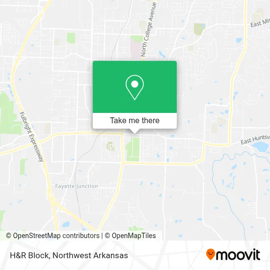 H&R Block map