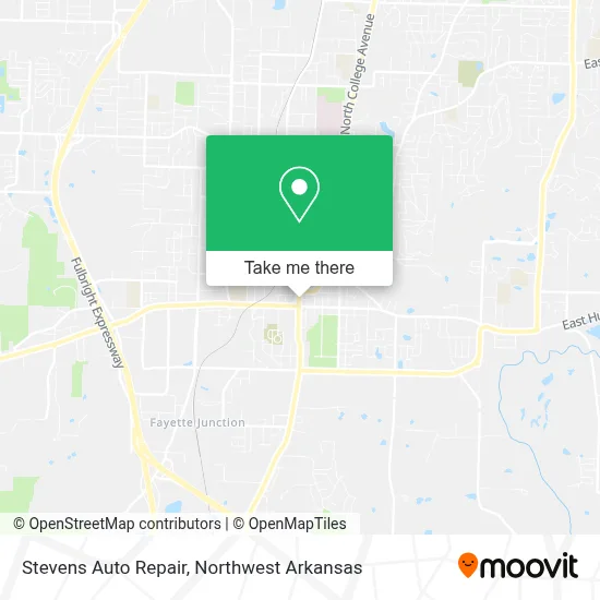 Stevens Auto Repair map