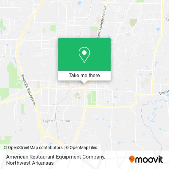 Mapa de American Restaurant Equipment Company