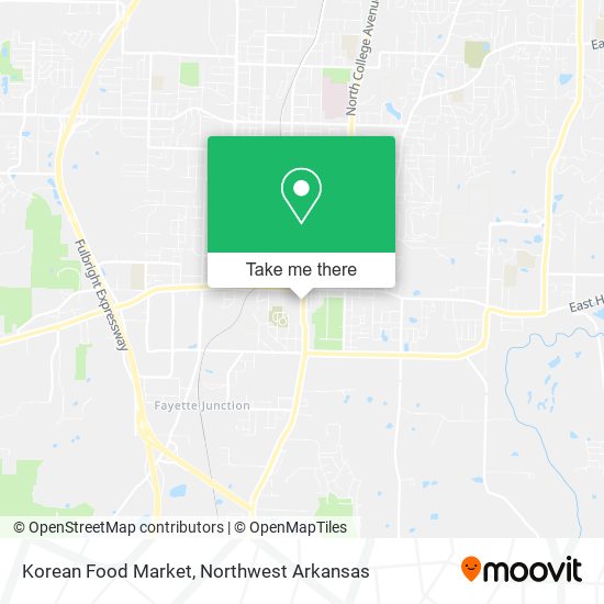 Korean Food Market map