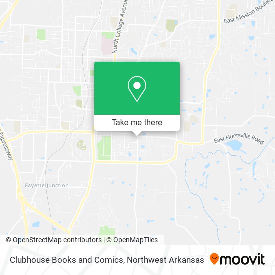 Clubhouse Books and Comics map