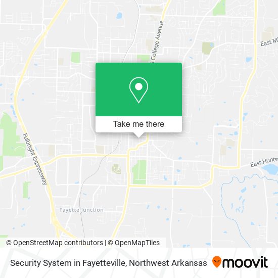Security System in Fayetteville map
