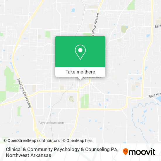 Clinical & Community Psychology & Counseling Pa map