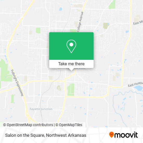 Salon on the Square map
