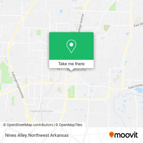 Nines Alley map