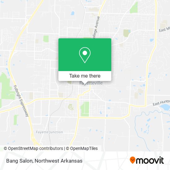 Bang Salon map