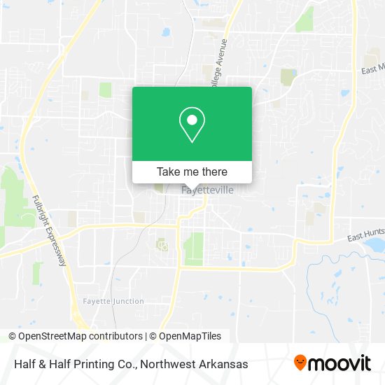 Half & Half Printing Co. map