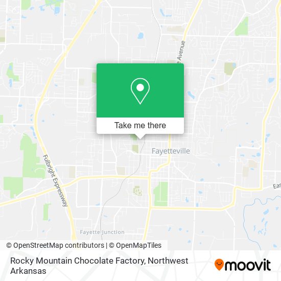 Rocky Mountain Chocolate Factory map