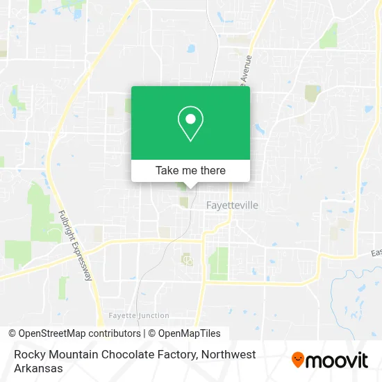 Rocky Mountain Chocolate Factory map