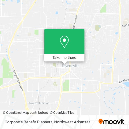 Mapa de Corporate Benefit Planners