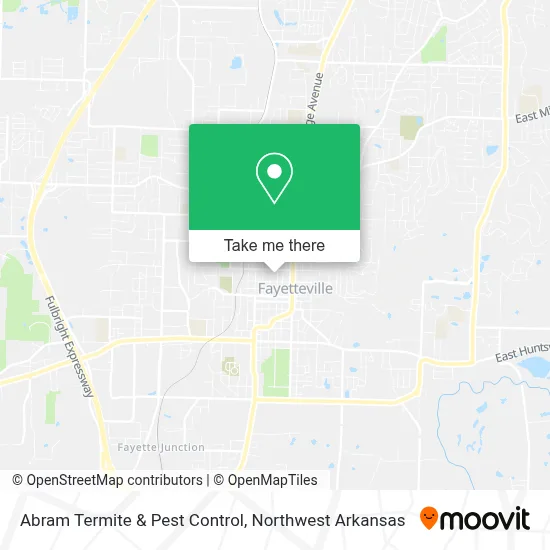 Abram Termite & Pest Control map