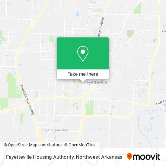 Mapa de Fayetteville Housing Authority