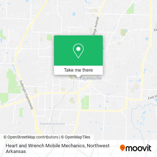 Mapa de Heart and Wrench Mobile Mechanics