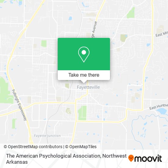 Mapa de The American Psychological Association