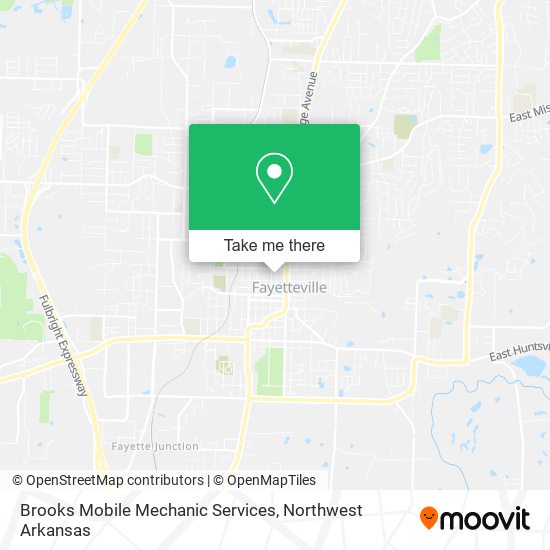 Mapa de Brooks Mobile Mechanic Services